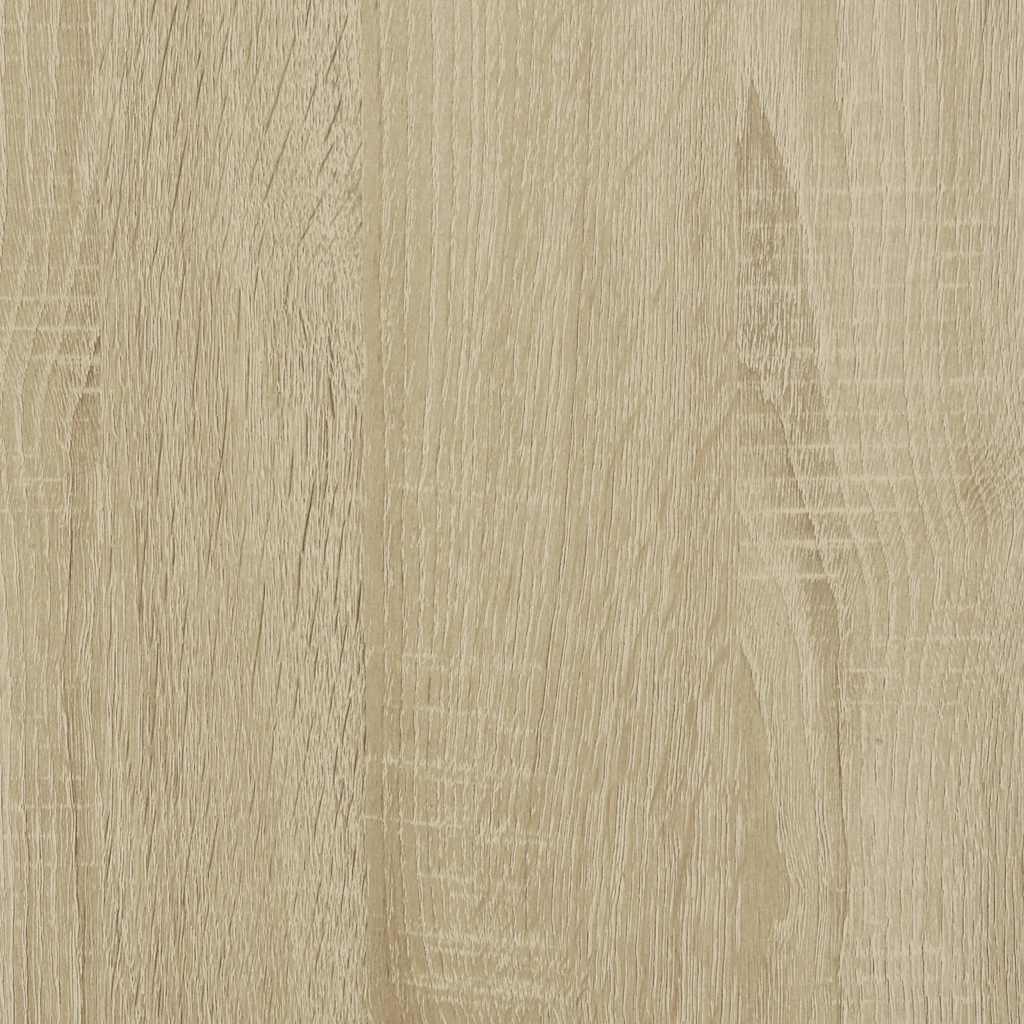 TV Cabinet in Sonoma Oak 100 x 34.5 x 40 cm Engineered Wood and Metal