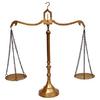 Vintage Balance Scale Antique Brass Weight & Measure Justice Lawyer Office 23"