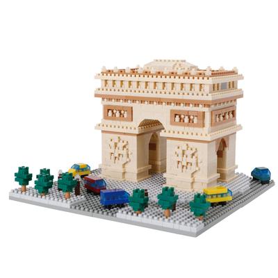 Kawada Nanoblock Триумфальная арка, 1560 деталей, 16 x 10,8 x 16 см, Для возраста 12+, Дизайн интерьера, Хобби, NBM-045