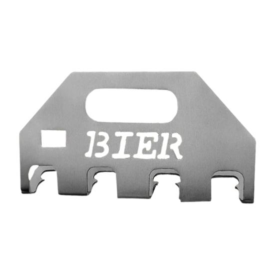 Beer Bottle Opener Carrier Stainless Steel Can Opener for 4 Bottles Heavy