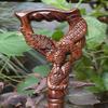 Wooden Hand Carved Eagle Head Handle Walking Stick Comfortable Carved Walking Stick Best for Men, Women Gift Item