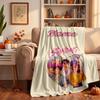 SAJA BOYS Custom Flannel Blankets Soft Warm Cozy Throws for Home Decor Holiday Gifts