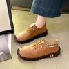Мода Новые Кроссовки Женские Кожаные Лоферы Женские Удобные Туфли Слипоны Ручной Шитье Нитки Мамочки Обувь Zapatillas De Mujer