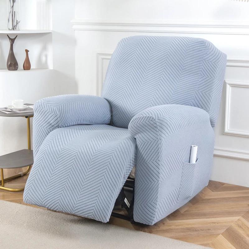 1/2/3 Seater Jacquard Recliner Sofa Cover For Living Room Stretch Single Couch Slipcovers All-Inclusive Armchair Slipcovers Home