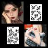 Reusable Face Paint Templates Hand Painting Tattoos Makeup Tools DIY Body Art Paint Stencils Party