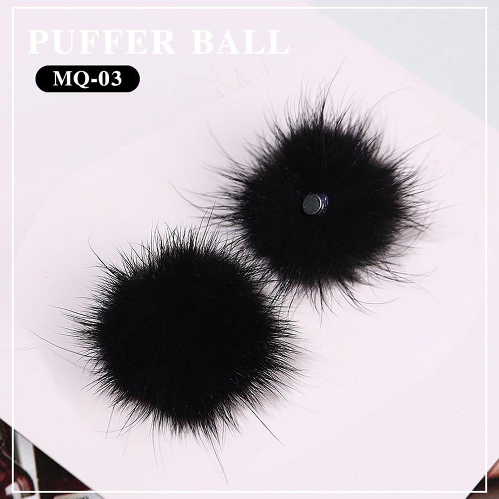 1 шт. Горячий съемный милый 3D съемный помпон для ногтей пушистый плюшевый шарик мягкий помпон
