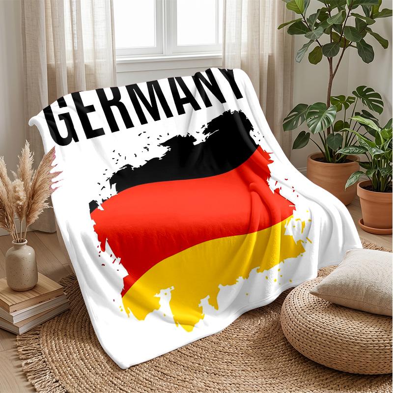 Germany national football team Theme blanket Soft Flannel Blanket Plush Throw Blanket Cozy Sofa Bed Blanket for Home Decor