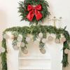 12pcs Knitting Cream Festival Balls Special Shape Xmas Decorative Hanging