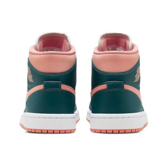Jordan 1 Средний Темно-бирюзовый Зеленый Женский - BQ6472-308