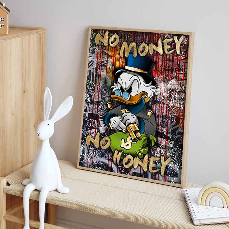 Disney Алмазная живопись Скрудж Макдак Модный Арт Картина Мультяшный 5D Алмазная Вышивка Крестом Мозаика Домашний Декор Подарок