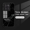 For Motorola Edge 60 Pro 5G Case Marble Pattern Tempered Glass+PC+TPU Protective Phone Cover