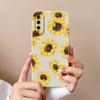 For Huawei Y9S Y7A P Smart 2021 Pro Y5 Y6 Y7 Y9 Prime Phone Cover Fashion Sunflower Liquid Soft Silicone Shockproof Matte Anti Drop For Huawei Bumper