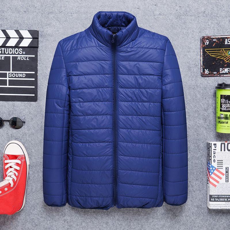 Мужская легкая хлопковая куртка с капюшоном 2023 года, теплая зимняя верхняя одежда