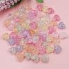 100Pcs 9.8*11mm For Jewelry Making Crack Handing Craft Loose Beads DIY Beads Jewelry Accessories Heart Shape Charms