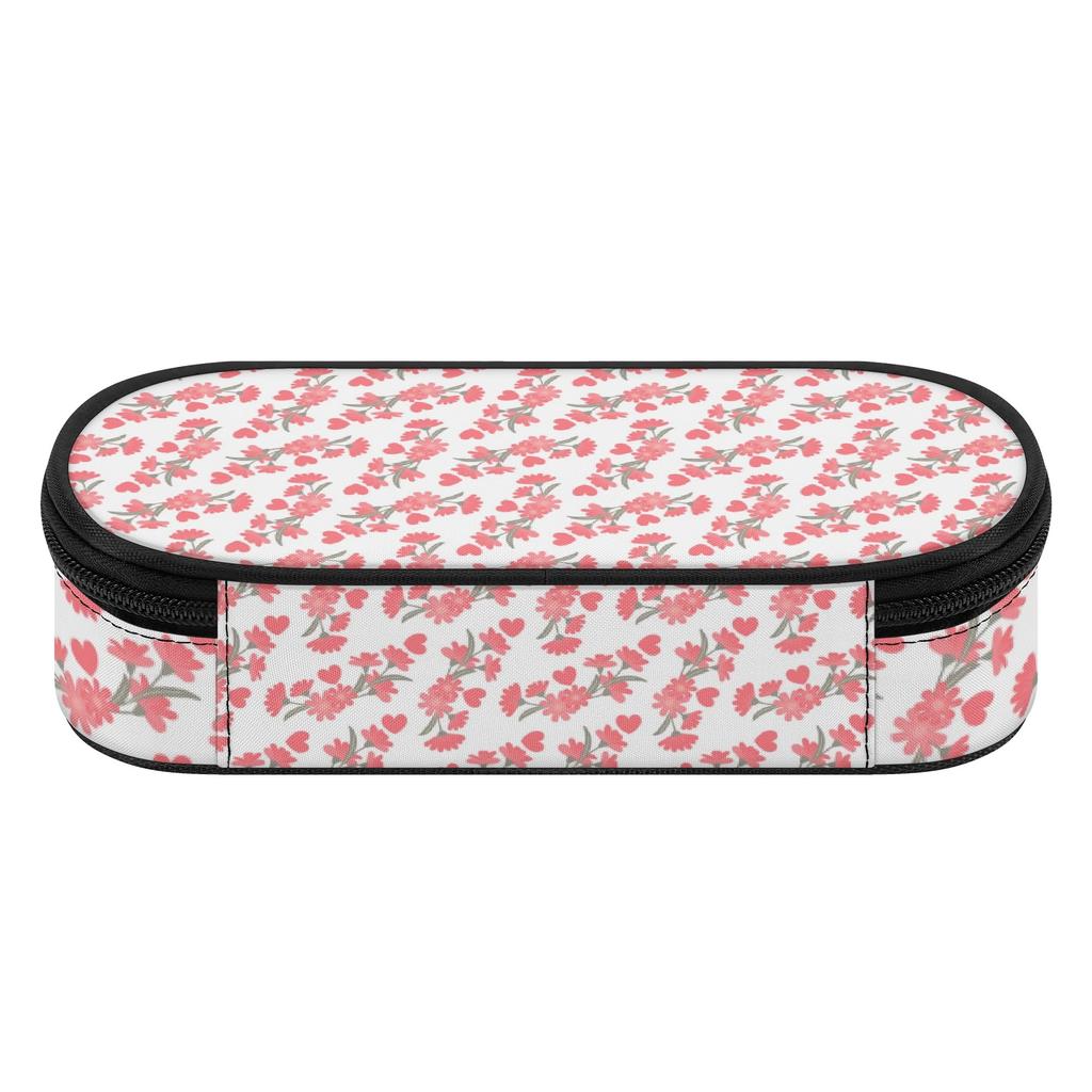 Pencil Case Zip Around Closure Multi Compartment 300D Polyester with Mesh Pocket Removable Divider and Pen Slots for Boys Girls