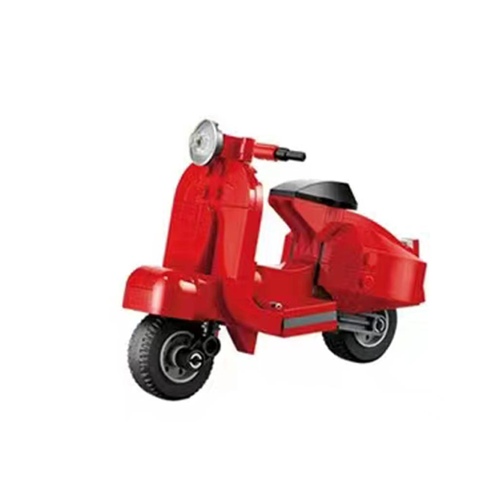Garno Technical Vespas Motorcycle Collectible Ornament Building Block Model 40517 Construction Set for Boys Toys for Girls