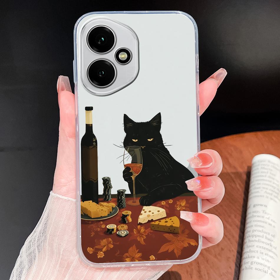 Для Honor 400 Pro / 400 Lite / 400 Smart Case Cupid-Angel Мягкие Прозрачные Тонкие Силиконовые Противоударные Задние Крышки для Телефона Для Honor400 5G