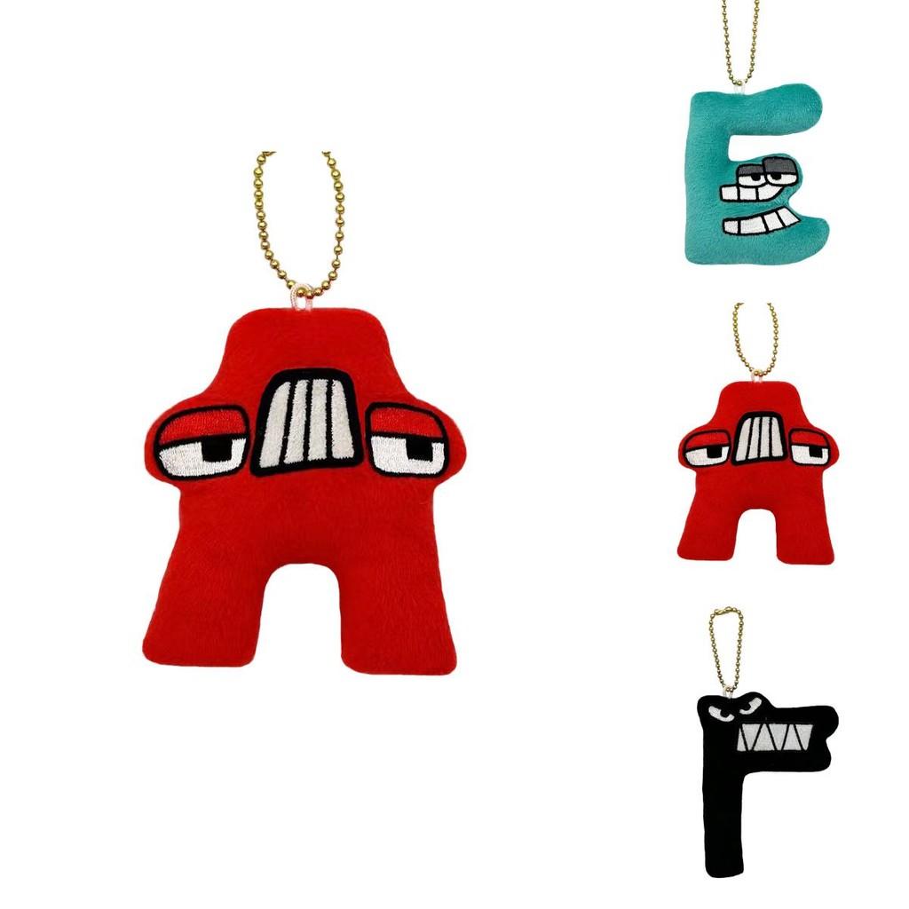 Алфавит Лор Милая плюшевая игрушка Брелок Подвеска для сумки Мягкая кукла Рождественский подарок на день рождения
