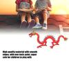 Dragon Shape Kids Children Simulation Fantasy Silicone Model Toy for Education Red