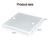 10pcs/set Plastic Concealed Box Cover Easy Installation 86 Type Wall Cover Dustproof Decorative Cover Plate Home Decoration