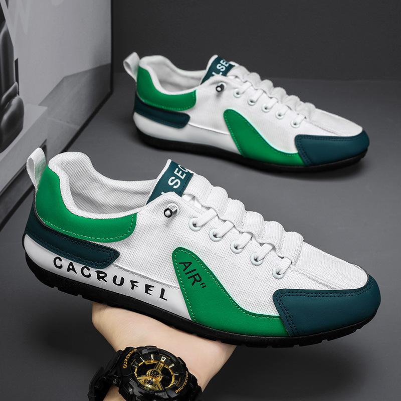 Модные мужские кроссовки Нескользящие Новые модные низкие повседневные туфли Легкие мужские туфли Модные трендовые кроссовки для ходьбы на открытом воздухе