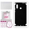 apgo Protective Skin Sticker for the Back+sides Compatible with Huawei P30 Lite New Edition, Full Wrap Film, Foil, Vinyl - Pattern Matte Black