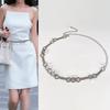 Ladies' Temperament High-end Waist Chain Pearl Women's Metal Chain with Skirt Dress Sweater Decorative Belt