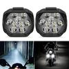 2Pcs Motorcycle Leds External Light 6000K IP68 Waterproof Electric Vehicle Scooter Headlight Driving Fog Lamp