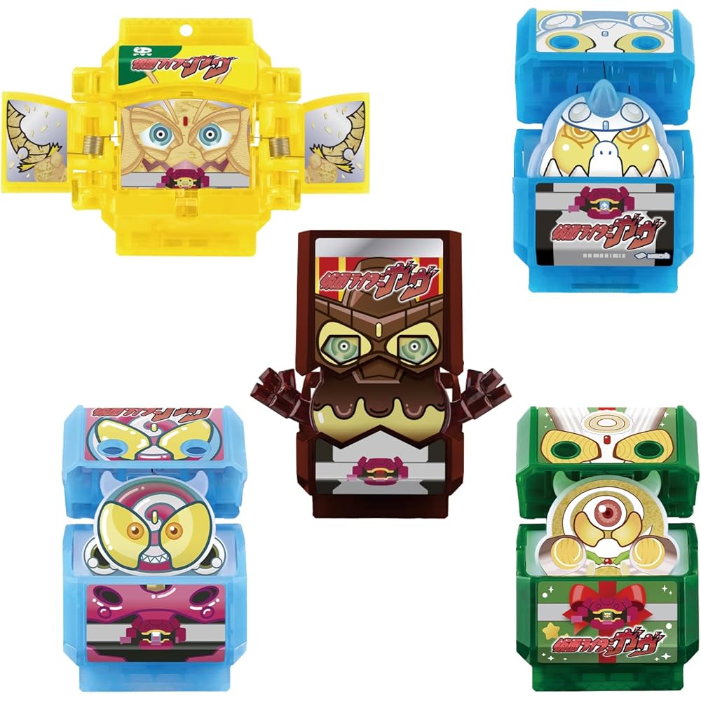 Bandai Kamen Rider Gava DX Gochizou Party Коллекционная версия 01 1 коробка из 12 фигурок