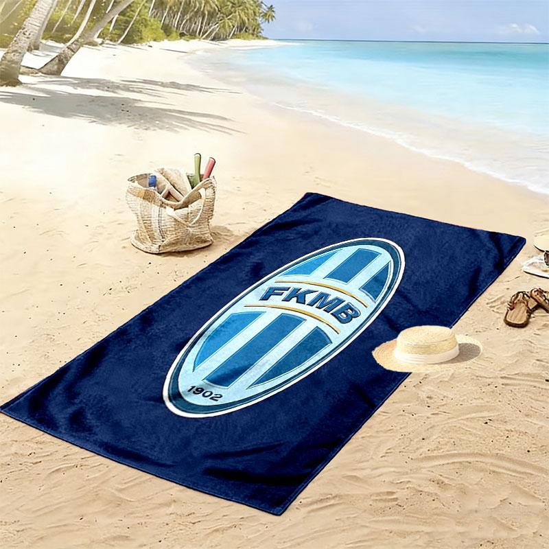 FKMB Print Beach Towel, Large Soft Quick Dry Towel for Beach Camping Swimming