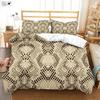 Vintage Animal Texture Leopard Print Bedding Set Soft and Comfortable Down Quilt Cover Set 3-piece Kids Quilt Cover Set