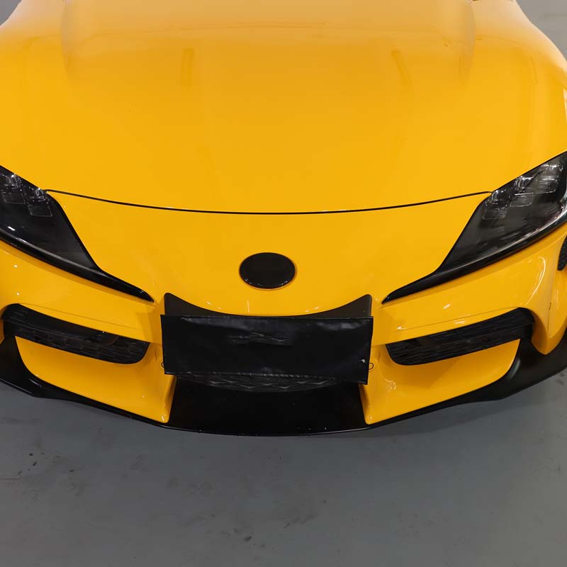 Для Toyota GR Supra A90 2019-2022 ABS Черный Автомобиль Передний Задний Эмблема Значок Логотип Накладка Наклейка Защитная Крышка Автоаксессуары 2 шт.