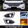Светодиодные дневные ходовые огни и указатели поворота для Ford Edge 2015-2018