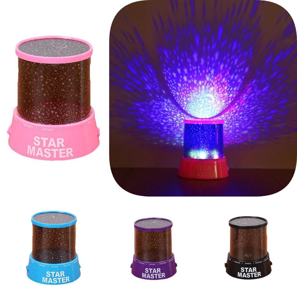 Dreamy Starry Night Projector Light For Romantic Galaxy-themed Ambiance