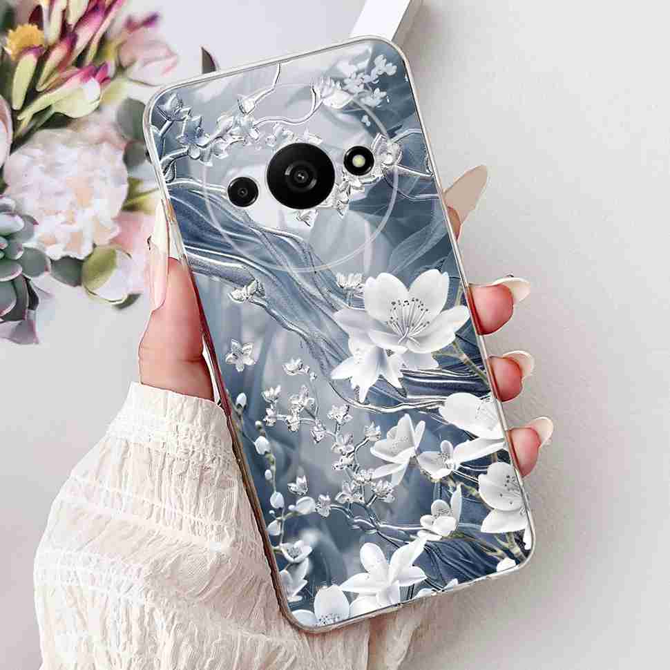 Чехол для Xiaomi Redmi A3 6.71" Мягкий Силикон Красивая Картина Задняя Крышка Для Redmi A3 RedmiA3 Чехол для Телефона Сумки
