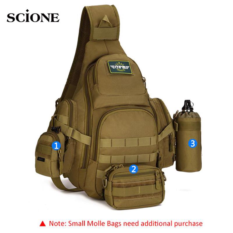 SCIONE Высококачественные мужские тактические нагрудные сумки в стиле милитари, кемпинга, пешего туризма, охоты, спорта на открытом воздухе