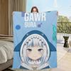 Каваи аниме девушка музыка искусство G-gawr G-gura Одеяло Фланелевое теплое комфортное мягкое плюшевое одеяло диван гостиная спальня путешествие подарок