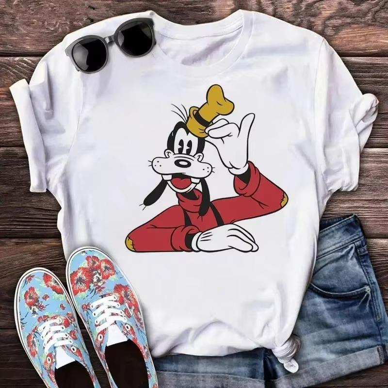 Cool Style Princess Cute Unisexs Tshirt Cute Mulan Pattern Short Sleeve Summer Printed Black Top Tshirt Trendy Short Sleeve