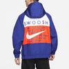 Nike Спортивная ветровка Swoosh Куртка мужская Куртки Синяя CJ4889-455