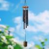 Metal Wind Chime 26 Inch Waterproof Deep Tone Hanging Ornament Memorial Windchime for Outdoor Sister