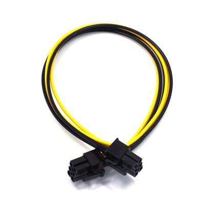 10×PCI-E PCIE PCI Express 6P Папа к 6Pin Папа Кабель питания для видеокарты DIY Удлинительный майнинг-кабель для майнера 18AWG 22см