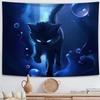 Фэнтези космический котенок подвесная ткань офис гостиная гобелен украшение на стену дома гобелен