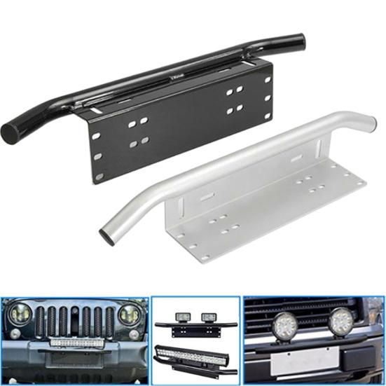 Автомобильный внедорожник Грузовик Передний бампер Светодиодный фонарь Лампа крепления номерного знака Держатель кронштейна