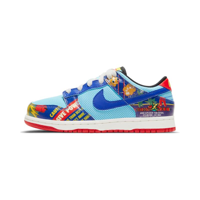 Nike Кроссовки Dunk для катания на скейтборде для детей Дошкольные кроссовки DD8479-446