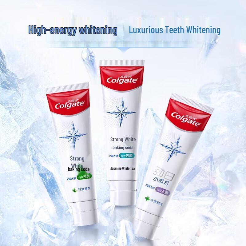 Отбеливающая зубная паста Colgate с пищевой содой и мятой, двойная упаковка