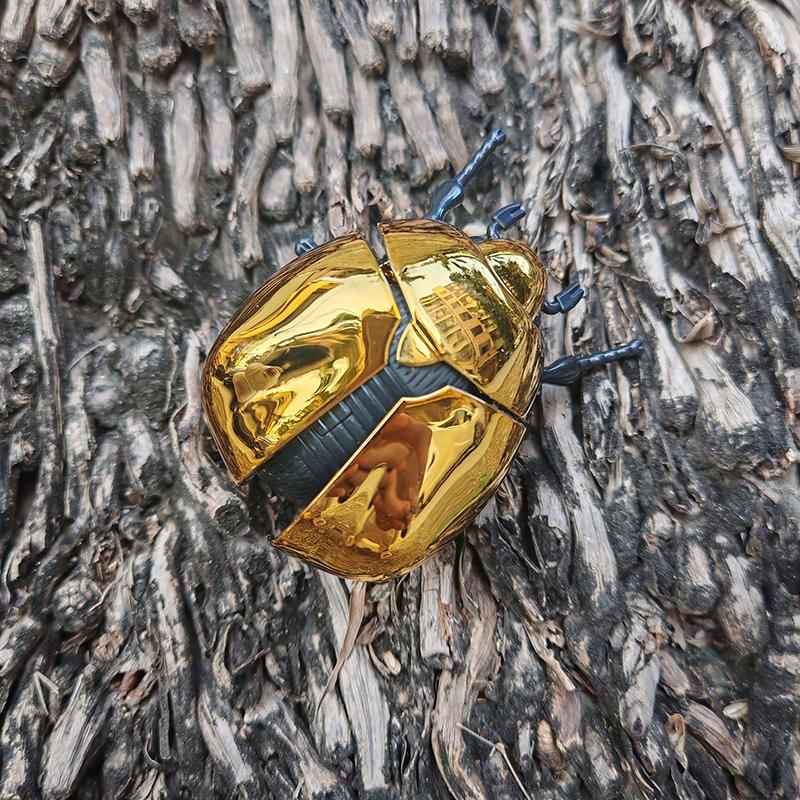 1 шт. Жук-скарабей Детские пластиковые игрушки-животные Заводной жук Бионические игрушки Креативный шутник Анимированная модель насекомого