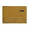 2025 Autumn/Winter Solid Color Imitation Cashmere Mid-Length Warm Tassel Scarf - Japanese & Korean Sweet Fashion