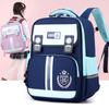 Cute Simple Colorblock Nylon Backpack For Kids With Lightweight Comfortable Straps