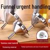 304 Stainless Steel Oil Funnel with Filter – Small Diameter, Food Grade for Household Use