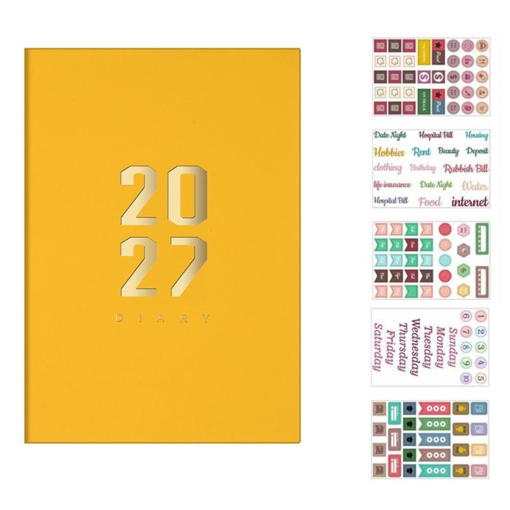 A5 Size Calendar Planner Thick Paper Academic Planner English Language Work Planner For Efficiency